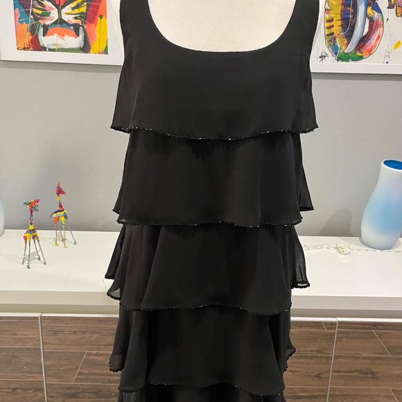 Patra Tiered little black dress - Picture 9 of 13